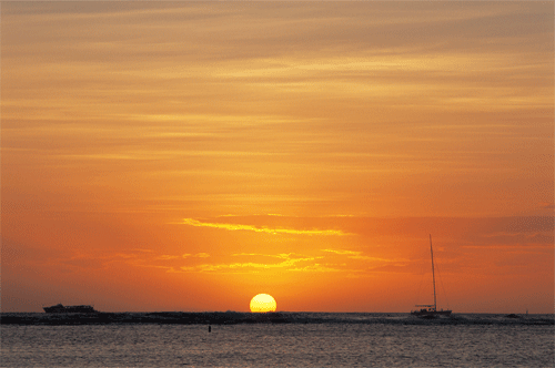 Sunset Over Magic Island
